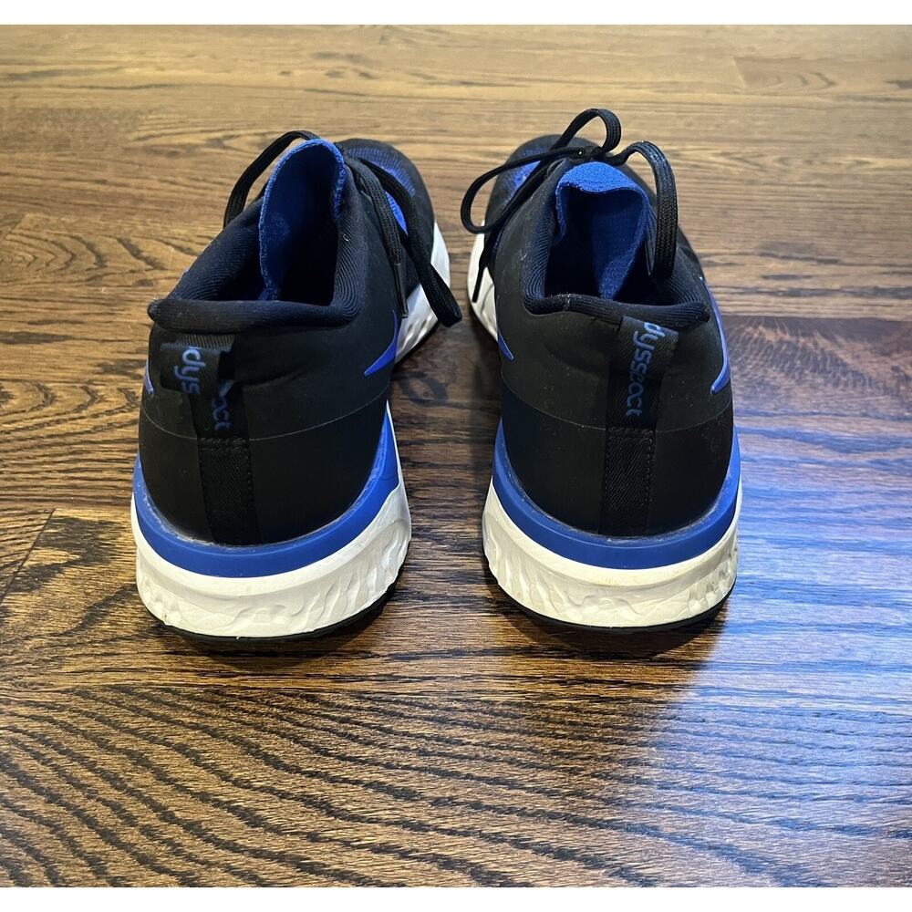 Nike men sneakers Sz. 14 Odyssey React 2 Flyknit Black Racer Blue - Picture 7 of 8